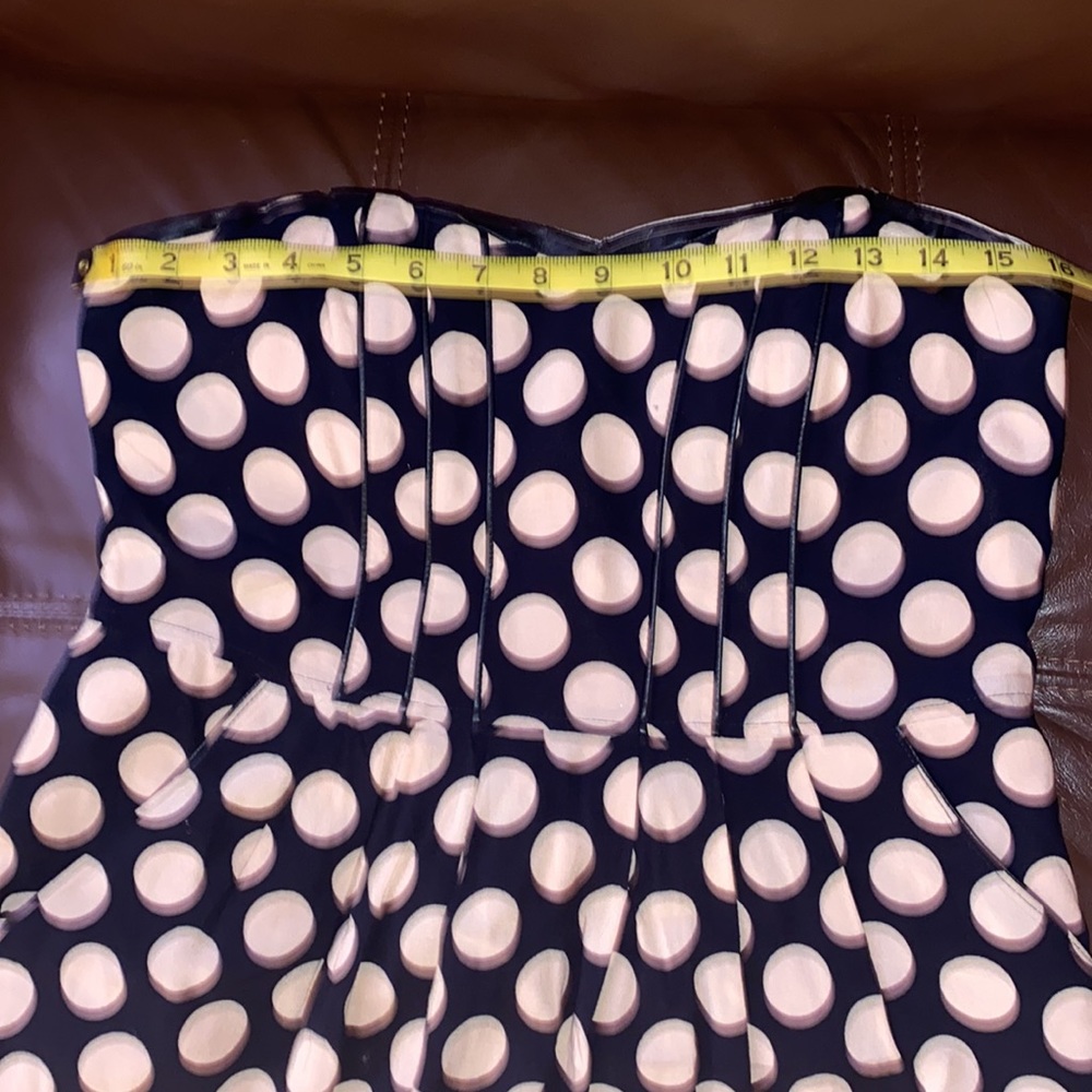 Strapless polkadot dress - Picture 5 of 6